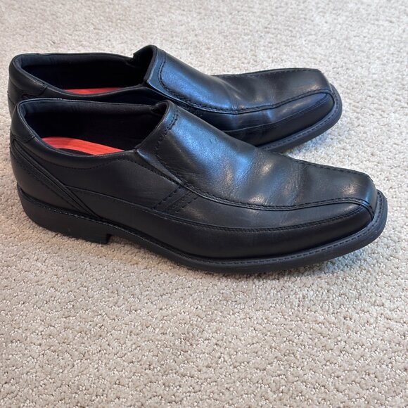 Rockport Shoes Leather Loafer Slip-On SL2 Style Leader 2 Black Size 11.5 #A13019 - Picture 5 of 13